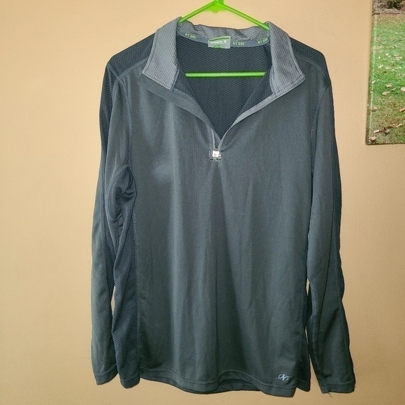 Nordic Track 1/4 Zip Light Weight Pullover Grey M 🙂 - Picture 1 of 4